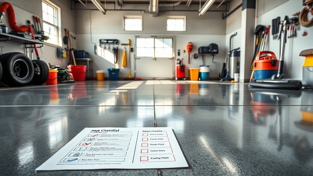 daily garage floor maintenance