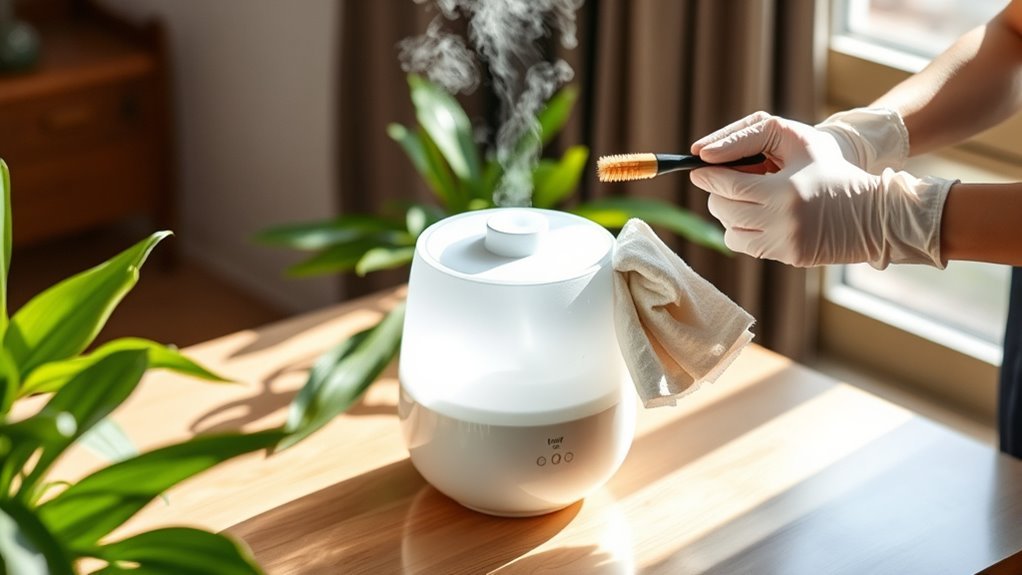 daily humidifier maintenance routine