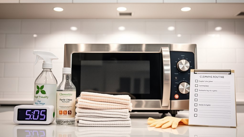 daily microwave cleaning routine