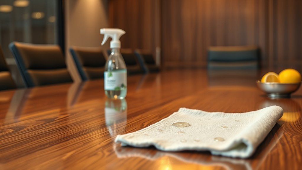 daily table cleaning routine
