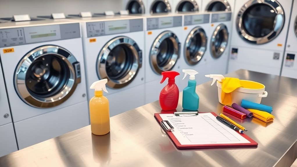 daily washer maintenance tasks