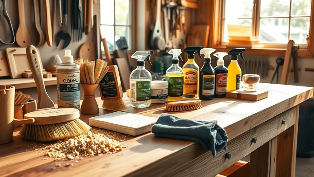 daily wood shop cleaning