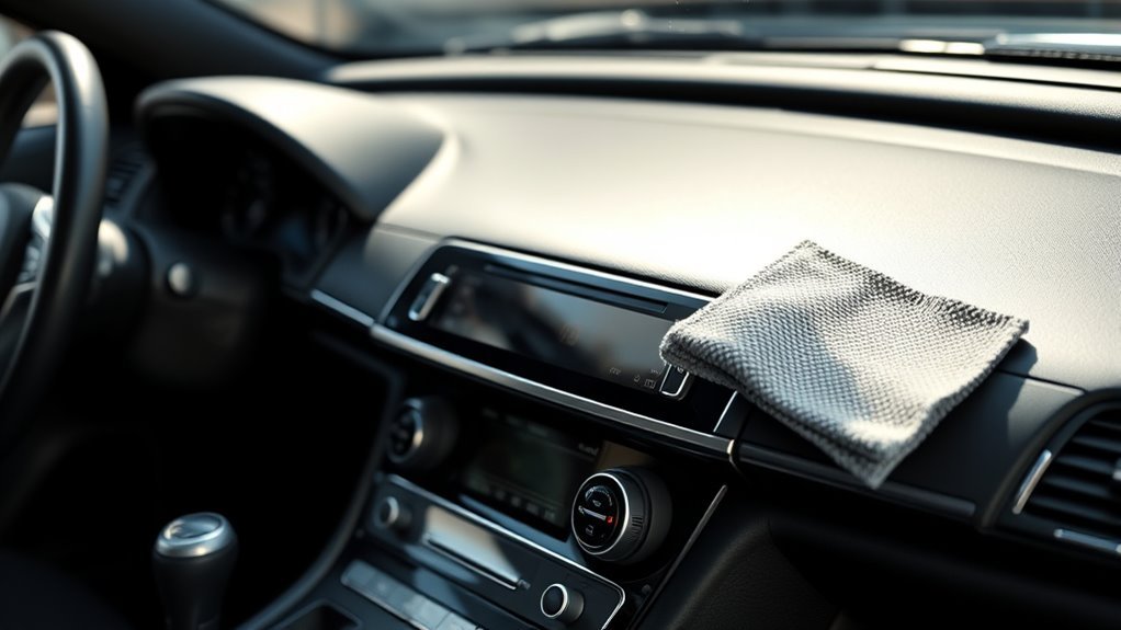 dashboard and console cleaning