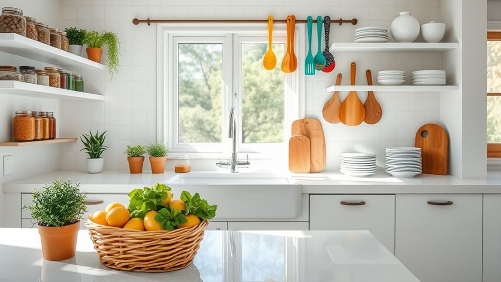 declutter and organize kitchen