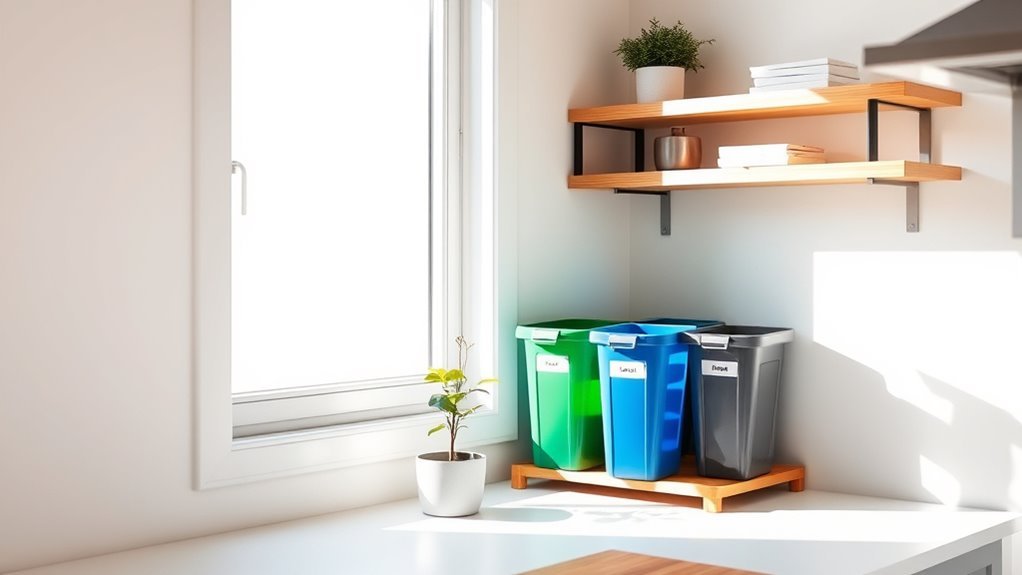 declutter for organized recycling