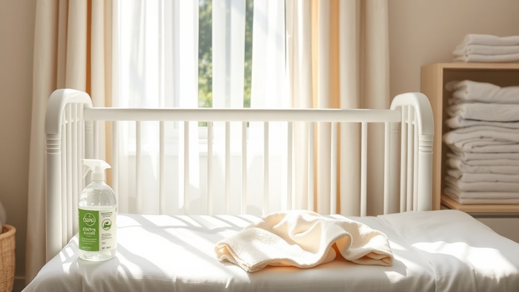 deep clean baby s crib