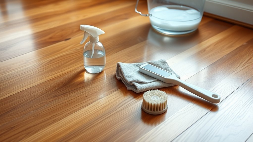 deep clean hardwood floors