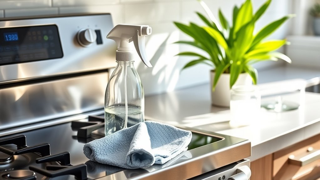 deep clean kitchen appliances