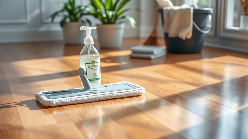 deep clean laminate floors