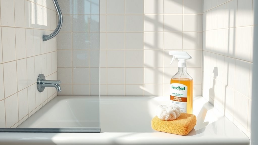 deep clean shower and tub