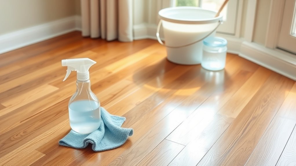 deep clean wood floors
