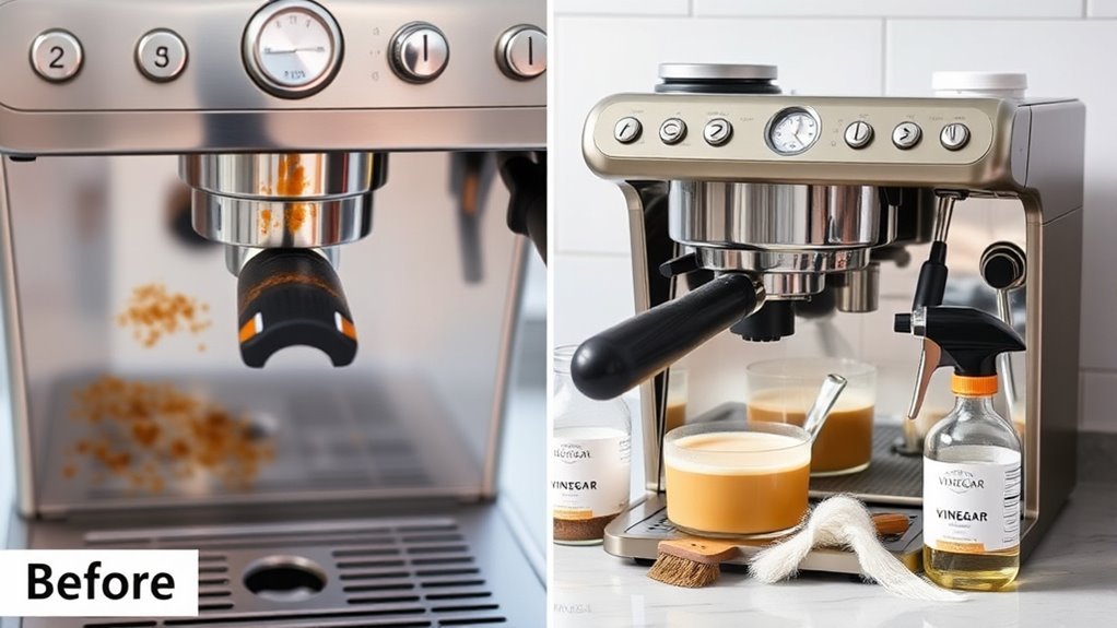 deep cleaning coffee makers