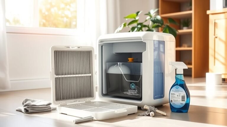 dehumidifier maintenance for efficiency