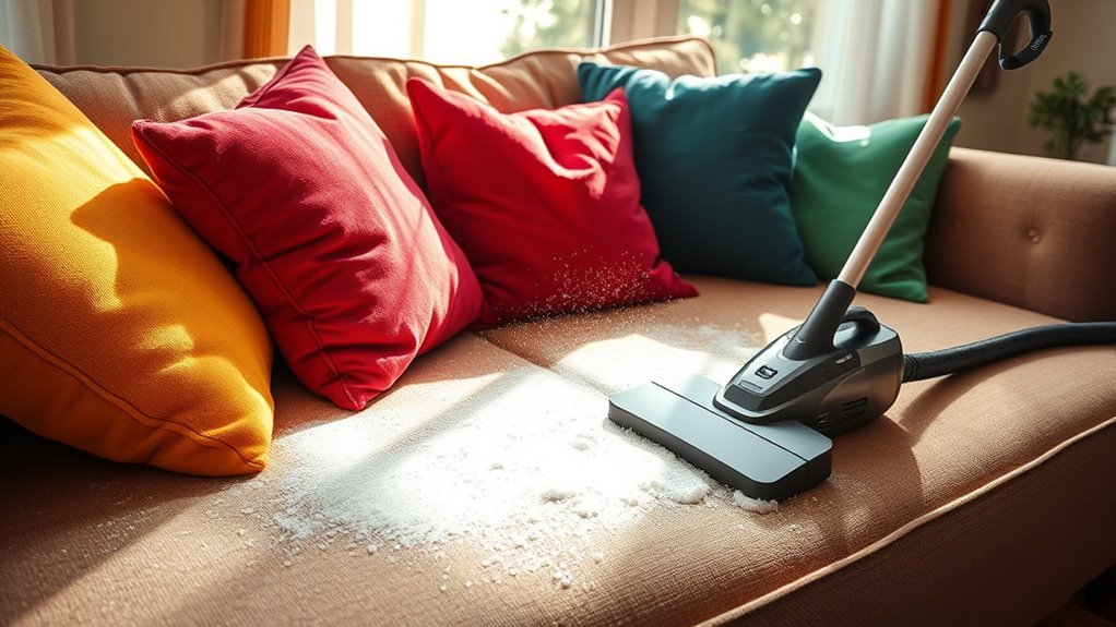 deodorize couch with baking soda