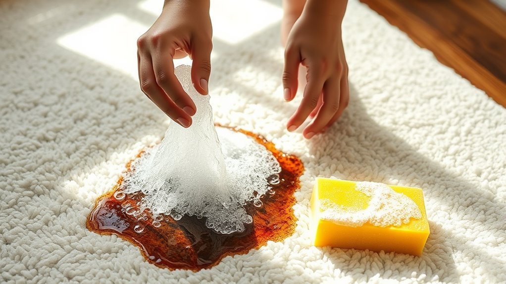 dish soap stain removal