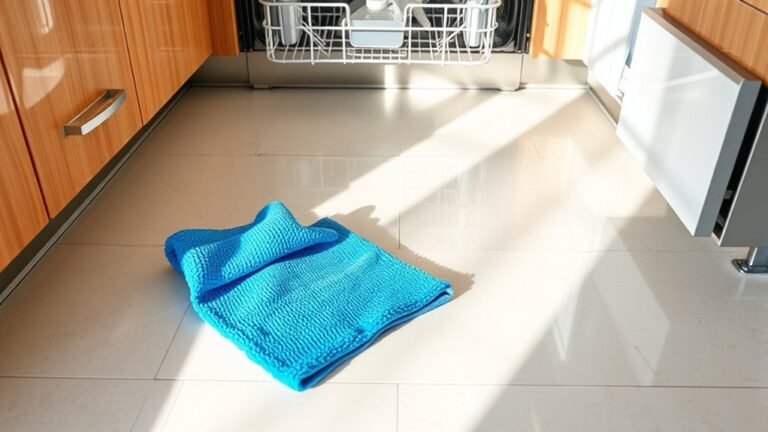 dishwasher flooring deep cleaning