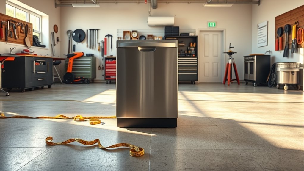 dishwasher removal space assessment