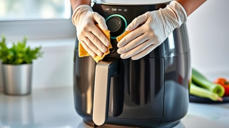 disinfect air fryer surfaces
