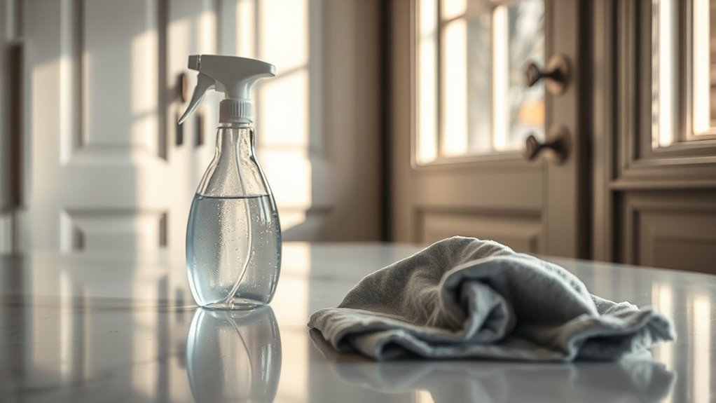 disinfect high touch surfaces regularly