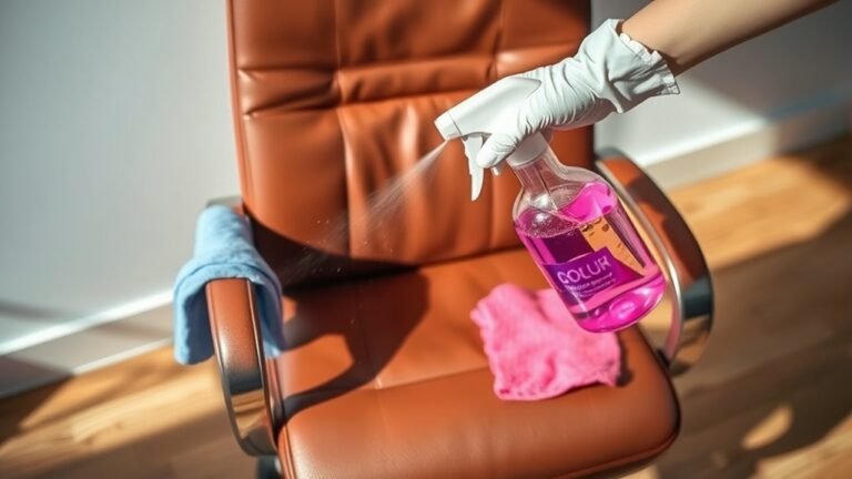 disinfect office chair surfaces