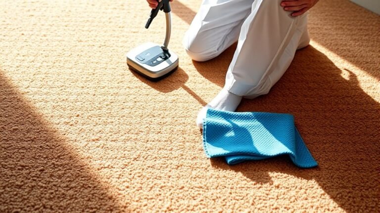 disinfecting carpet high touch areas