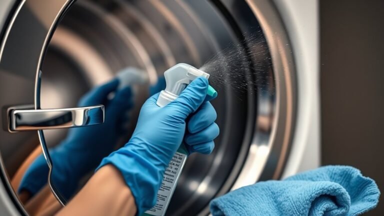 disinfecting dryer high touch areas