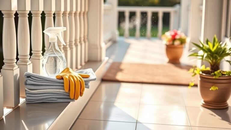 disinfecting front porch surfaces