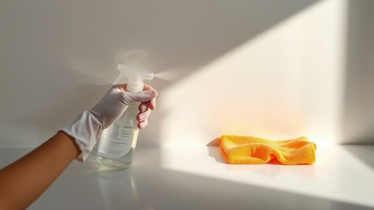 disinfecting wall surfaces thoroughly