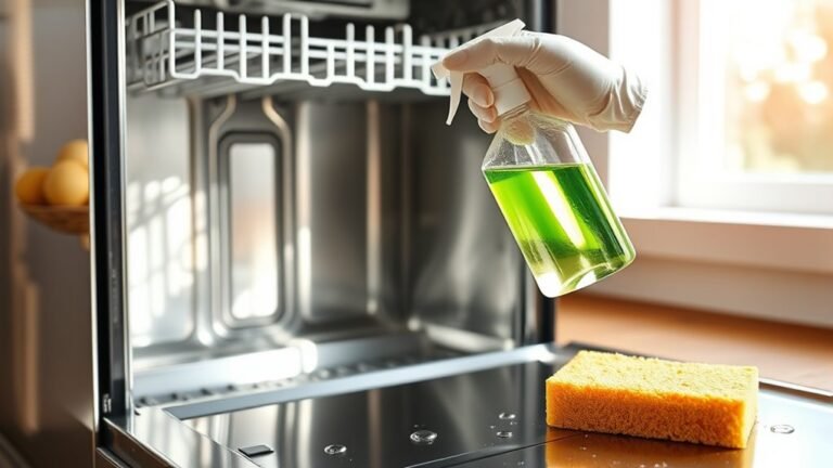 disinfecting your dishwasher effectively