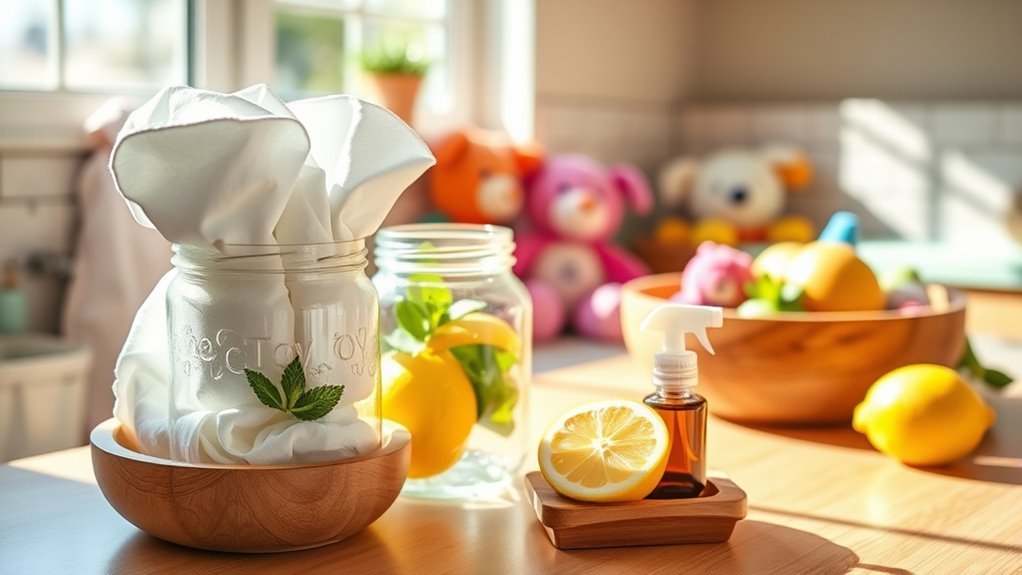 diy organic toy wipes