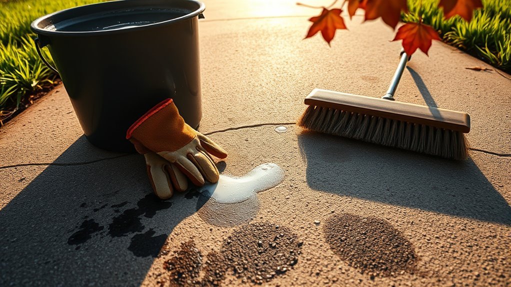 driveway cleaning preparation steps