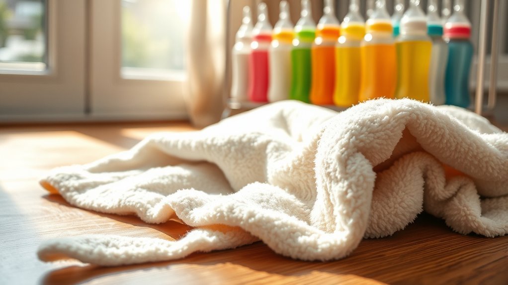 dry baby items thoroughly