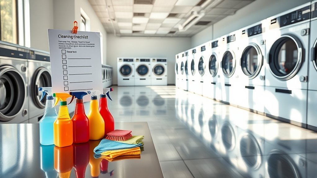 dryer business cleaning checklist