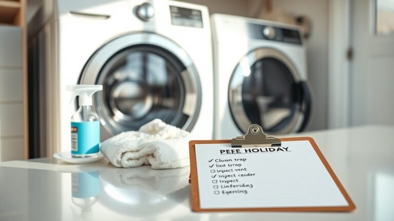 dryer cleaning before holidays