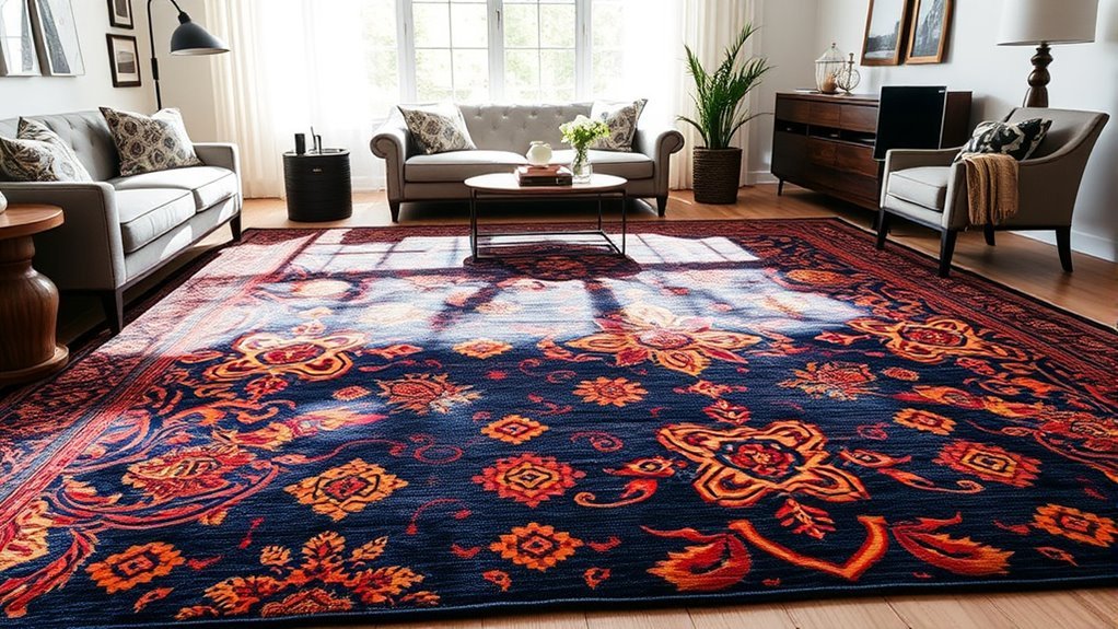 durable easy clean high traffic rugs