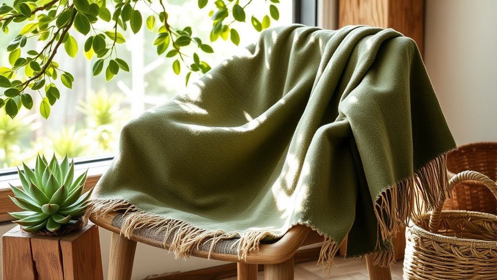 durable eco friendly hemp throws
