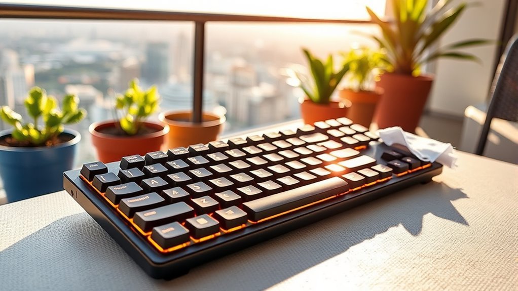 durable outdoor keyboard features