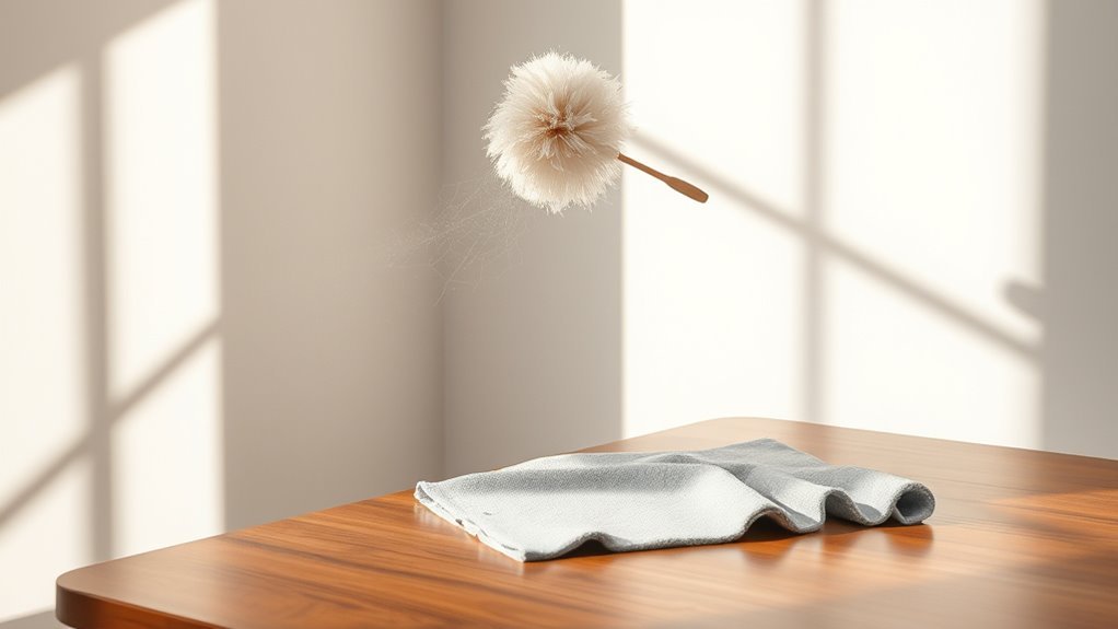 dust and cobweb removal