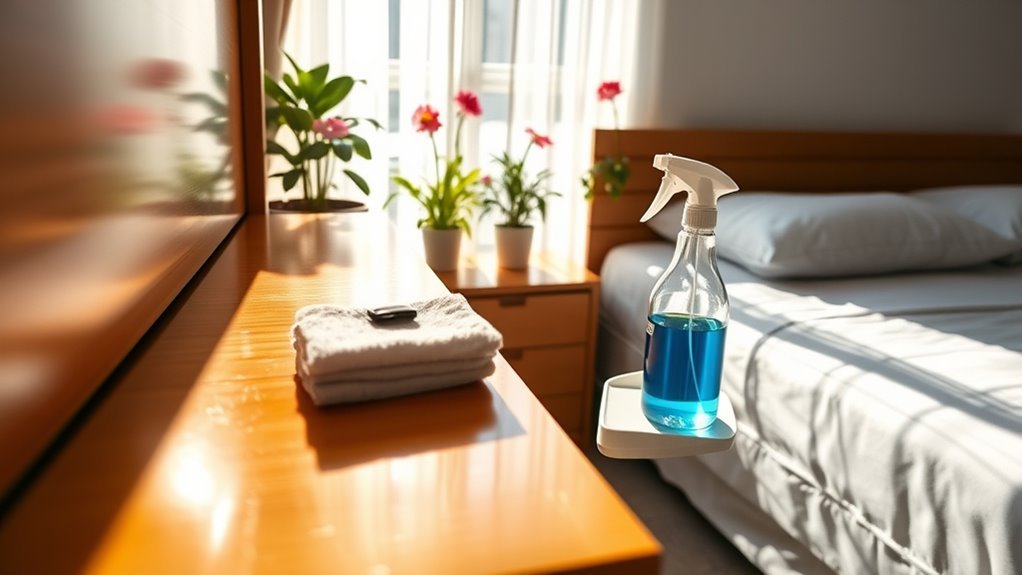 dust and polish furniture regularly