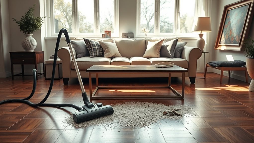 dust first then vacuum