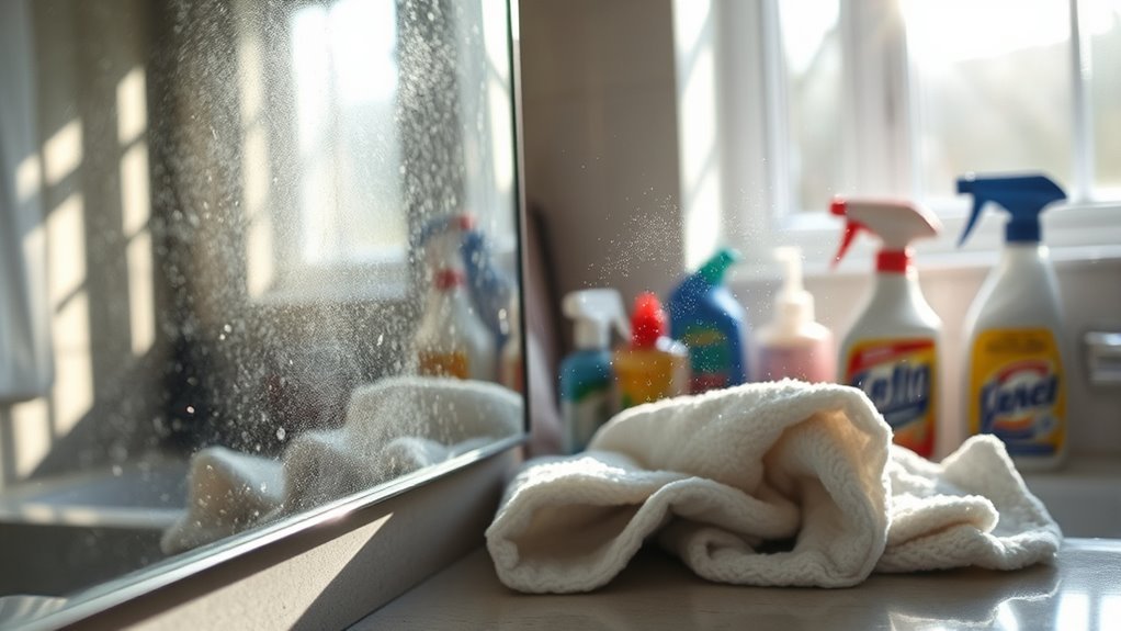 dust free mirror cleaning