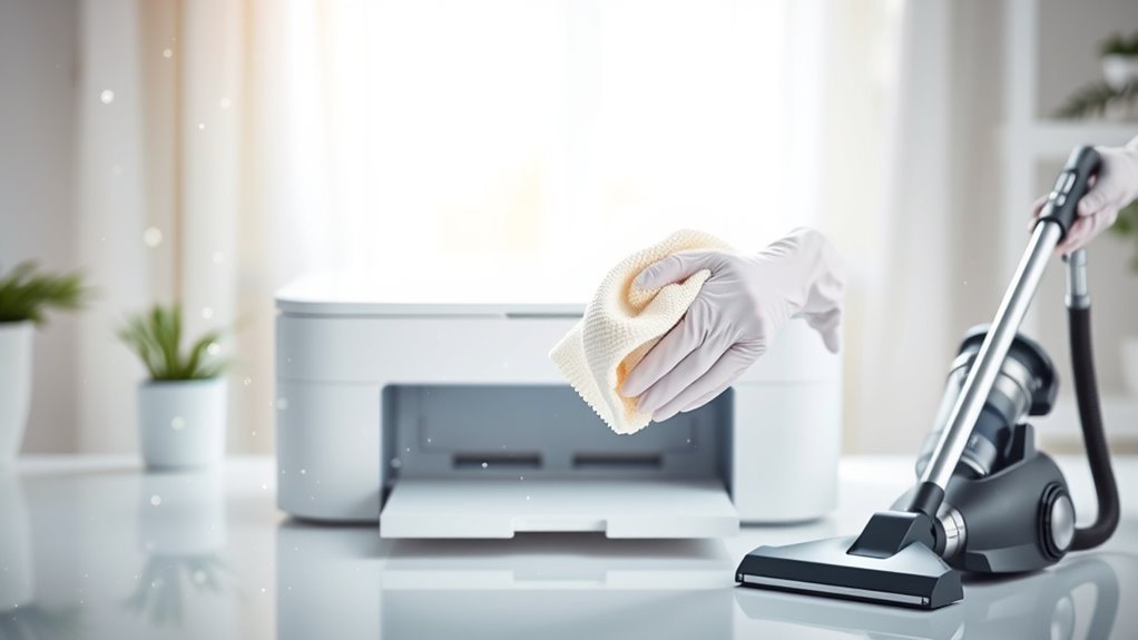 dust free printer maintenance