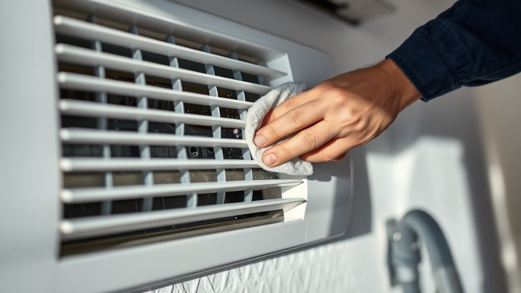 dust impacts air conditioner efficiency