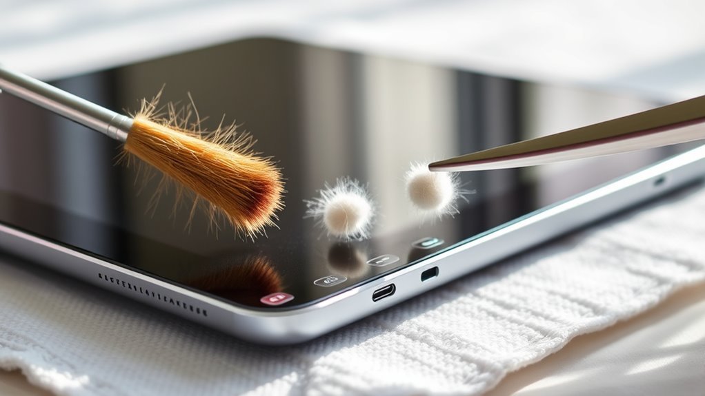 dust removal for devices