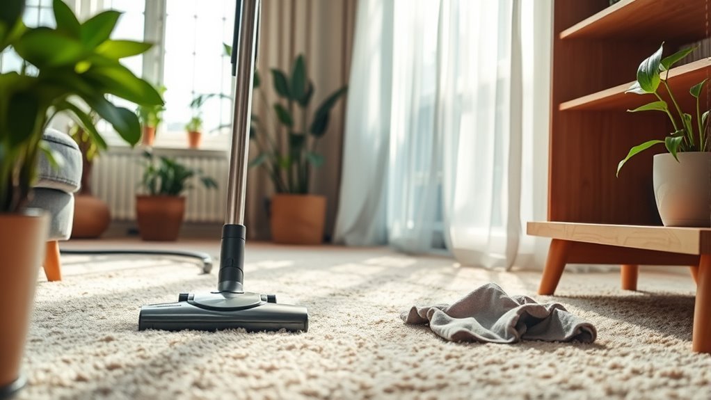 dust vacuum reduce allergens