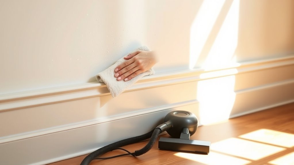 dusting and dirt removal