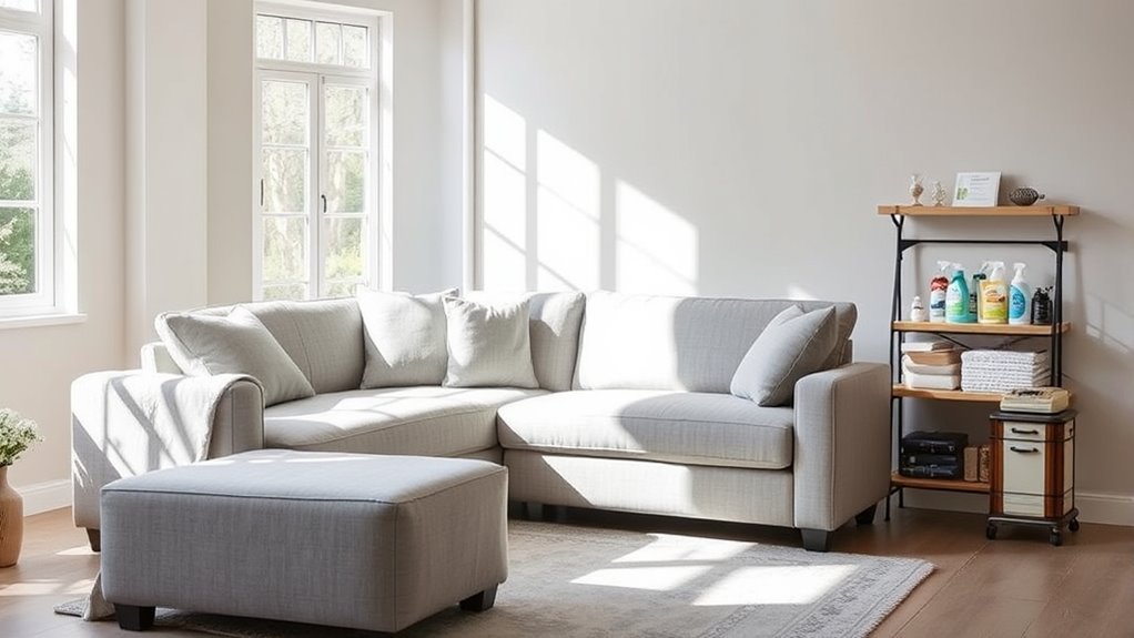 easy care couch fabrics