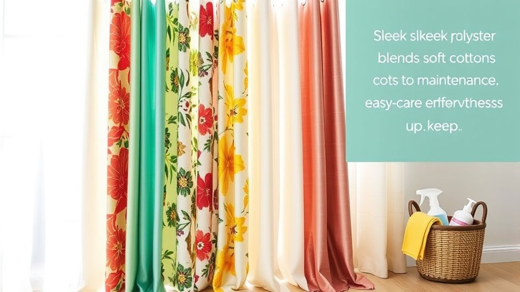 easy to clean curtain fabrics