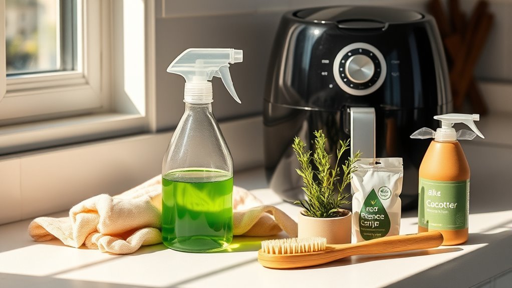 eco friendly air fryer cleaning