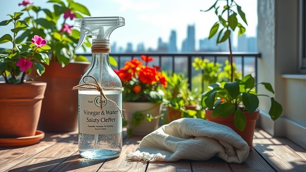 eco friendly balcony cleaning tips